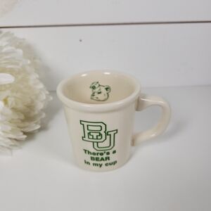 Vintage BU University Baylor Bears Mug | There's a Bear in My Cug | College Mugs